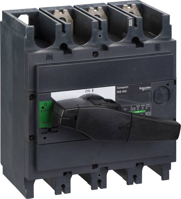 Schneider Electric 31110 Lasttrennschalter mit Hebel 400 A 125 V/DC, 690 V/AC Schwarz 1 St.