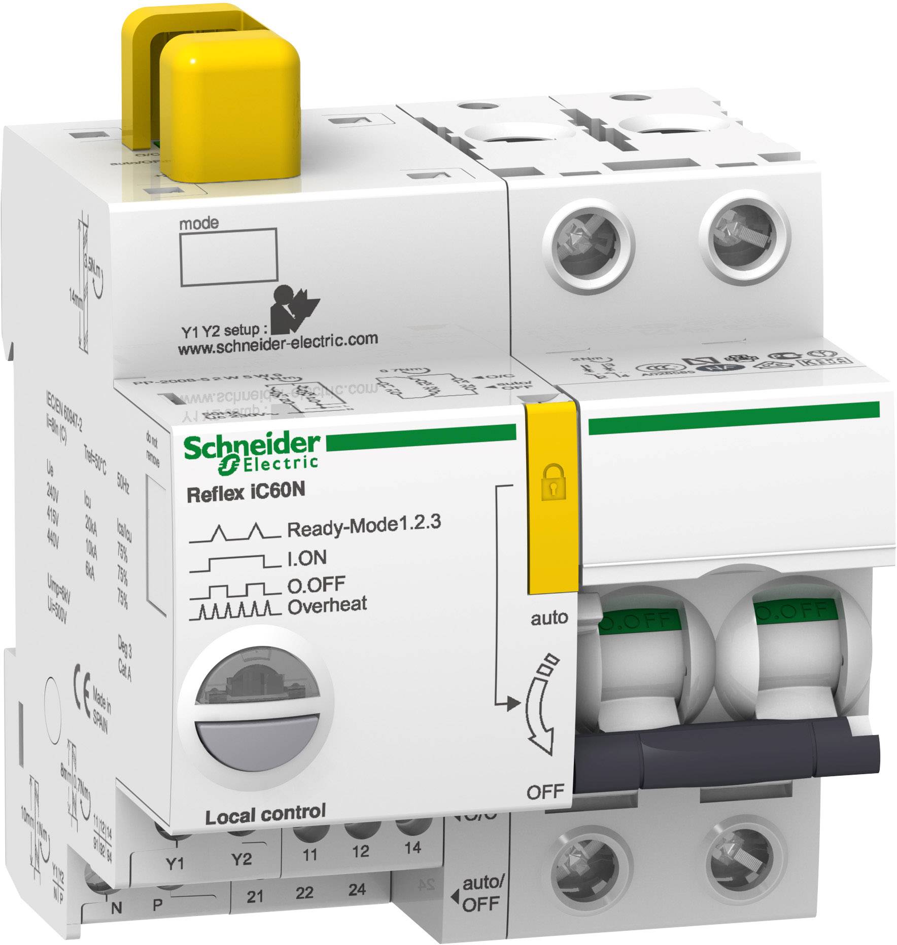 Schneider Electric A9C63225 A9C63225 Leitungsschutzschalter 25 A 230 V