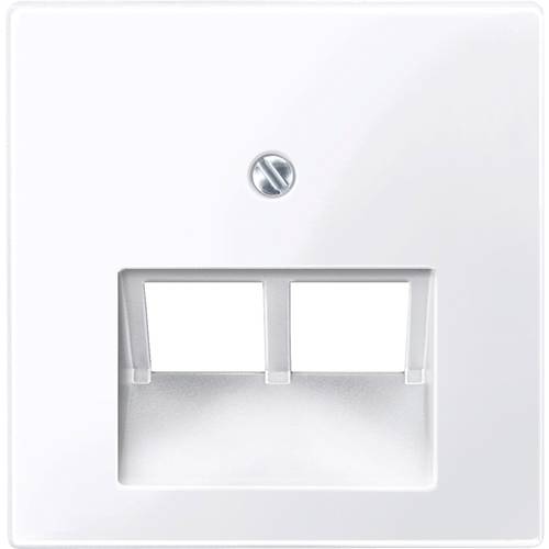 Thumbnail - Merten Abdeckung UAE-/IAE-/ISDN-Steckdose Weiß 296125 1 St.