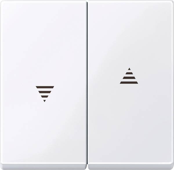 Merten  Abdeckung Wechselschalter System M Weiß 432425 1 St.