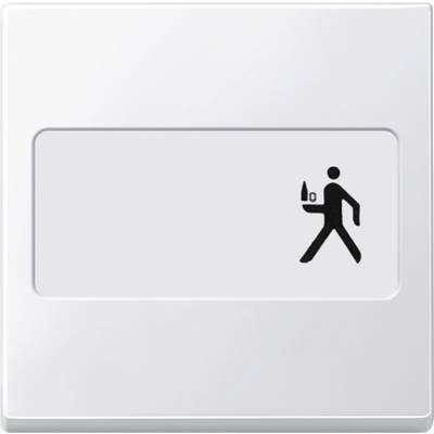 Symbol eines gehenden Servierers mit Tablett in der Hand.