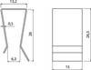 Fischer Elektronik Transistor-Klammer Passend für (Gehäuseart (Halbleiter)): TO-247, TO-218 (L x B x H) 26.5 x 15 x 13.2 mm