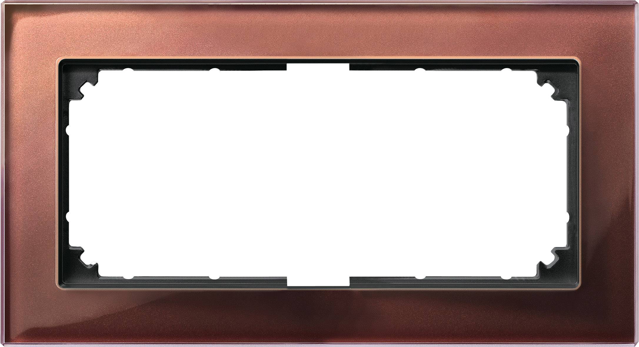 Merten Rahmen Abdeckung System M Mahagoni 487815 1 St.
