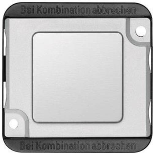 Thumbnail - Merten Abdeckung Panzer Silber (matt) 392360 1 St.