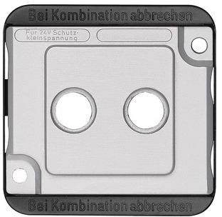 Merten Abdeckung Panzer Silber (matt) 294660 1 St.