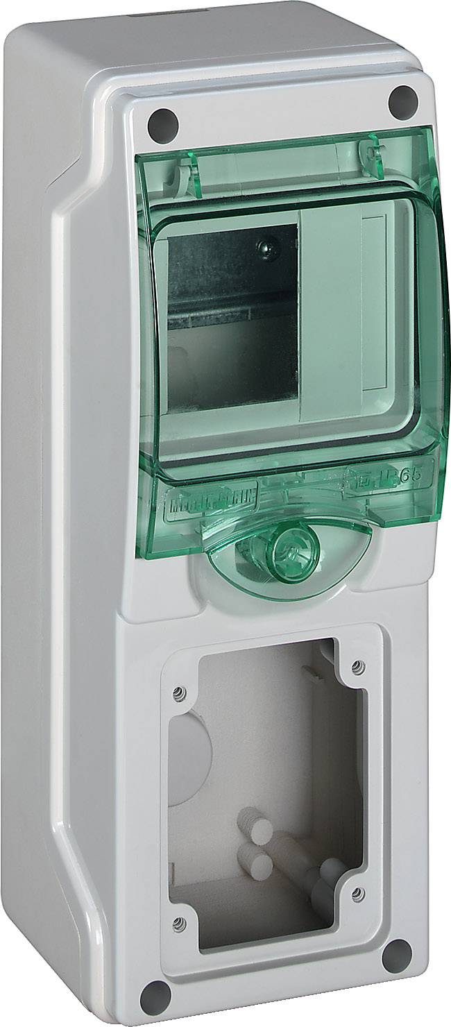 Schneider Electric 13150 13150 Kleinverteiler Oberflächenmontage Anzahl Teilungen = 4 Anzahl Reihen = 1 Inhalt 1 St.
