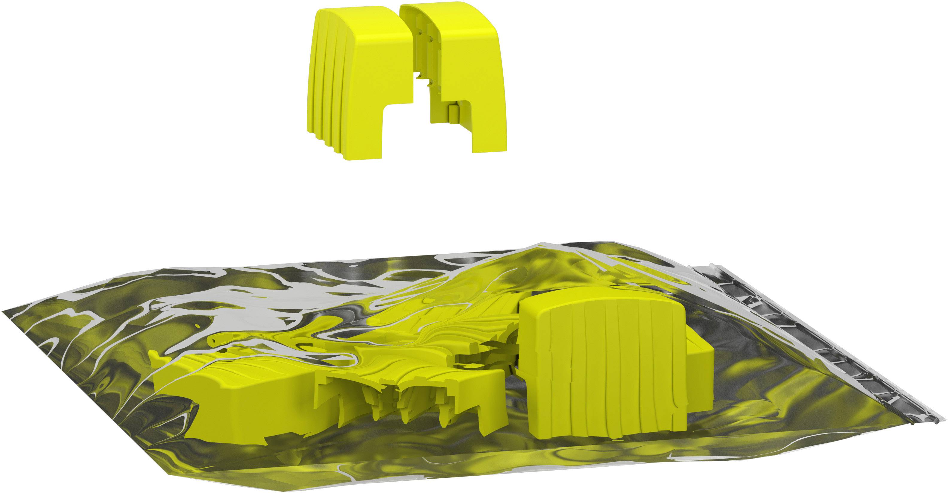 Schneider Electric A9XPE410 A9XPE410 Endkappe Gelb 1 St.