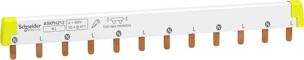 Schneider Electric A9XPH212 Schneider A9XPH212 Phasenschiene Steg Phasenschiene Weiß 1 St.
