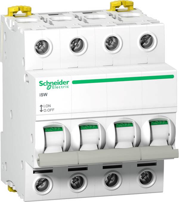 Lasttrennschalter Mehrfarbig 63 A 240 V Schneider Electric A9S65463