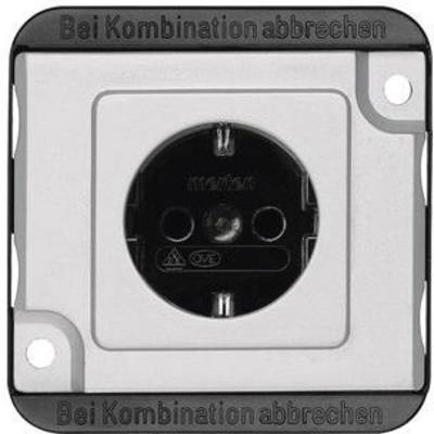 Merten Einsatz Schutzkontakt-Steckdose Silber MEG2400-7060 1 St.