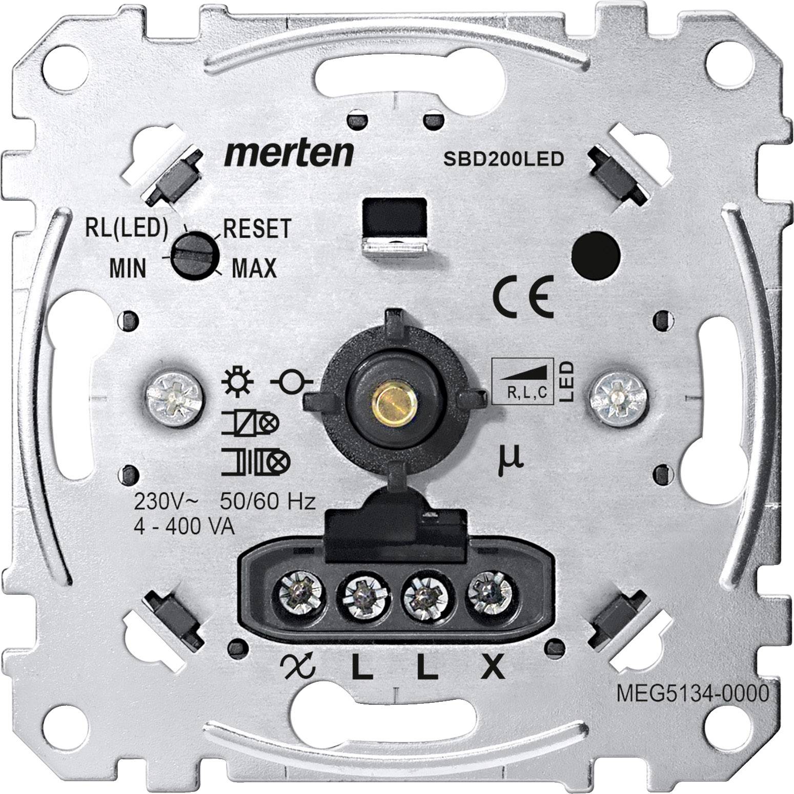 MERTEN GMBH Uni-Drehdimmer- MEG5134-0000 Einsatz f.LED-Lampen