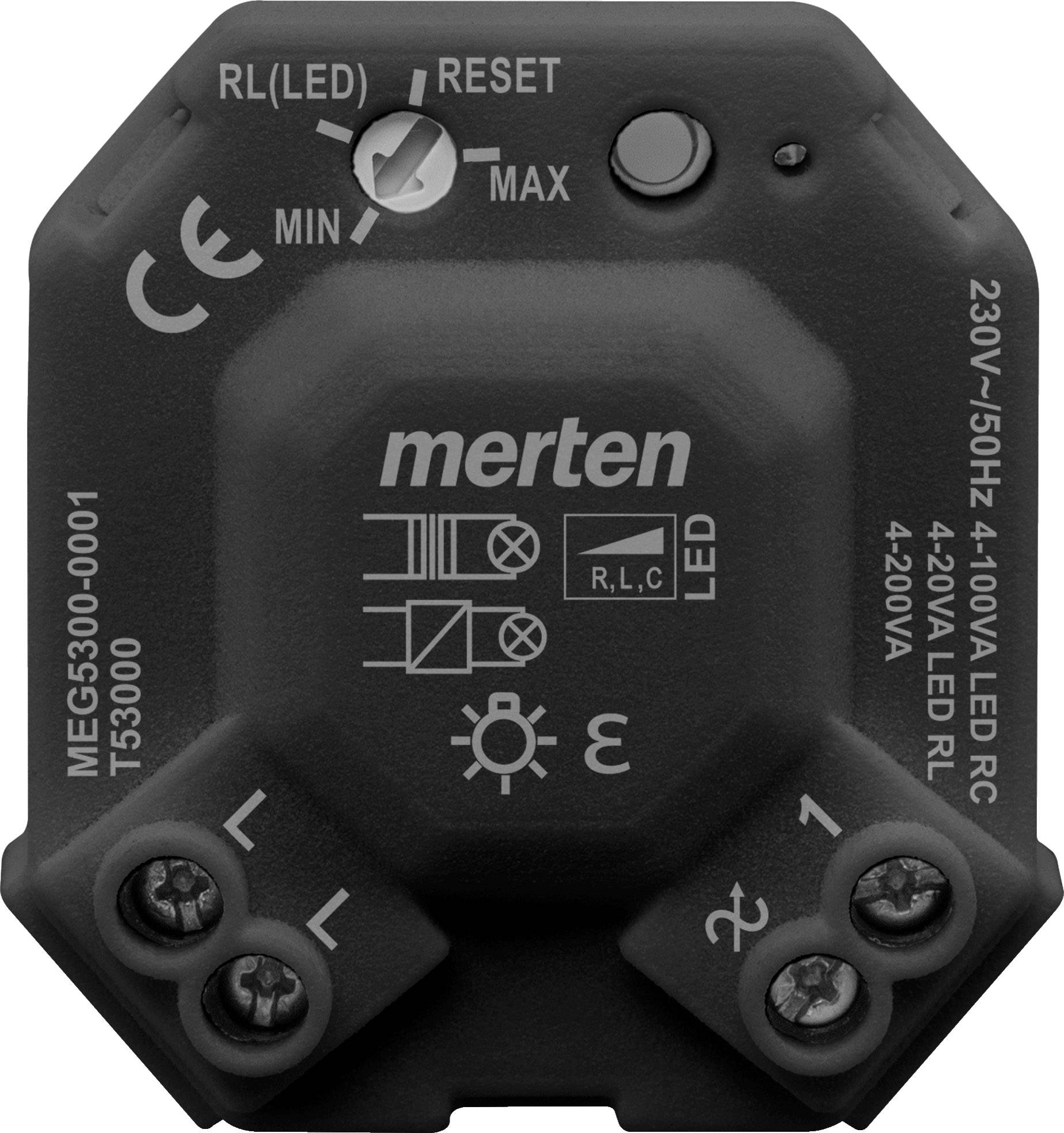Merten MEG53000001 Unterputz Dimmer für Leuchtmittel