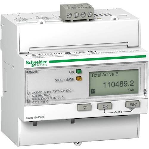 Schneider Electric A9MEM3265 A9MEM3265 E-Zähler digital MID-konform: Ja 1 St.