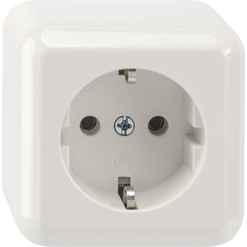 Merten Komplett Schutzkontakt-Steckdose Polarweiß MEG2300-8719 1 St.