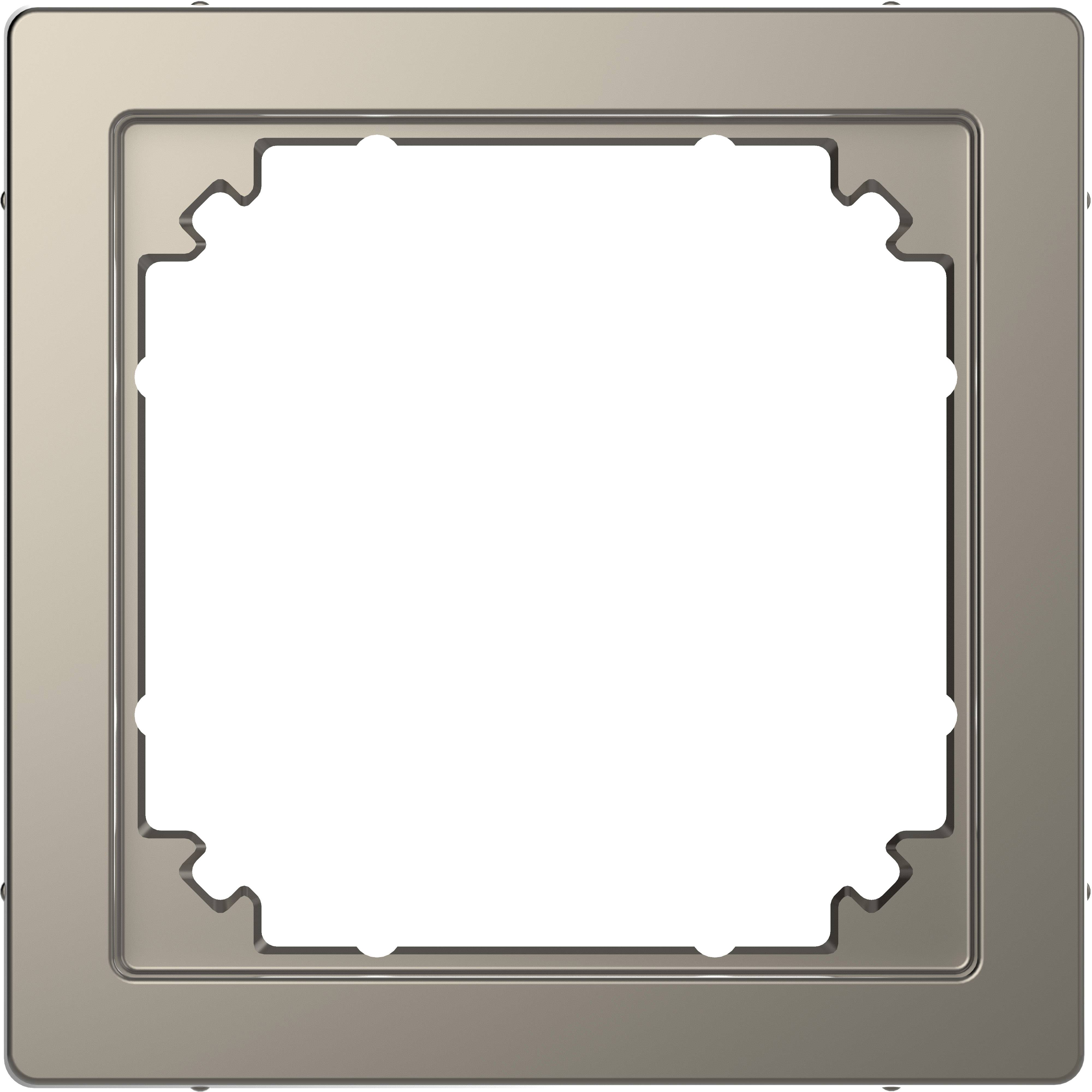 Merten Zwischenrahmen System Design Nickel MEG4080-6050 1 St.