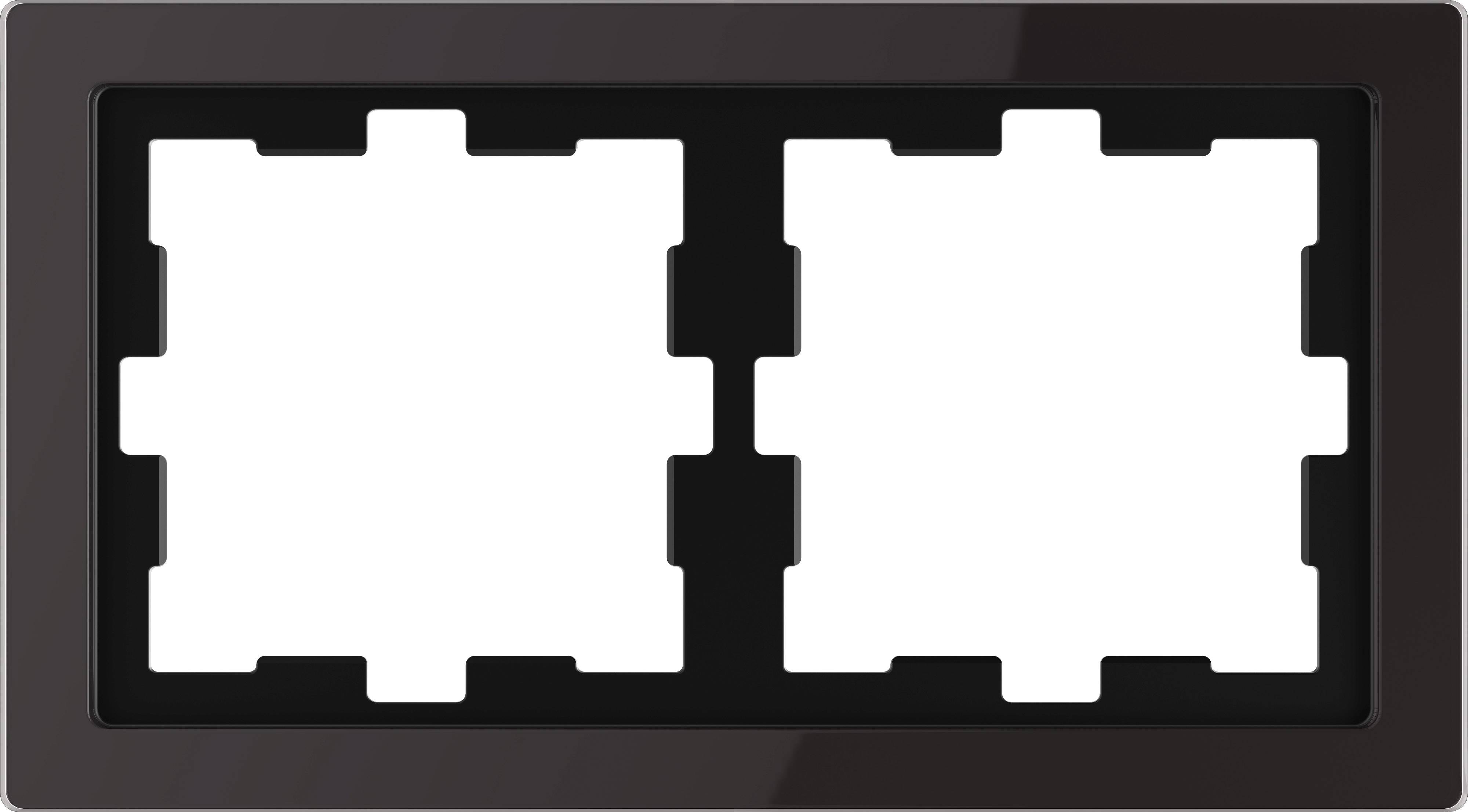 Merten Rahmen Abdeckung System Design Onyxschwarz MEG4020-6503 1 St.