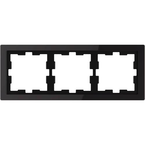 Merten Rahmen Abdeckung System Design Onyxschwarz MEG4030-6503 1 St.