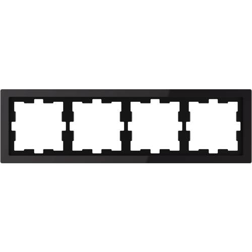 Merten Rahmen Abdeckung System Design Onyxschwarz MEG4040-6503 1 St.