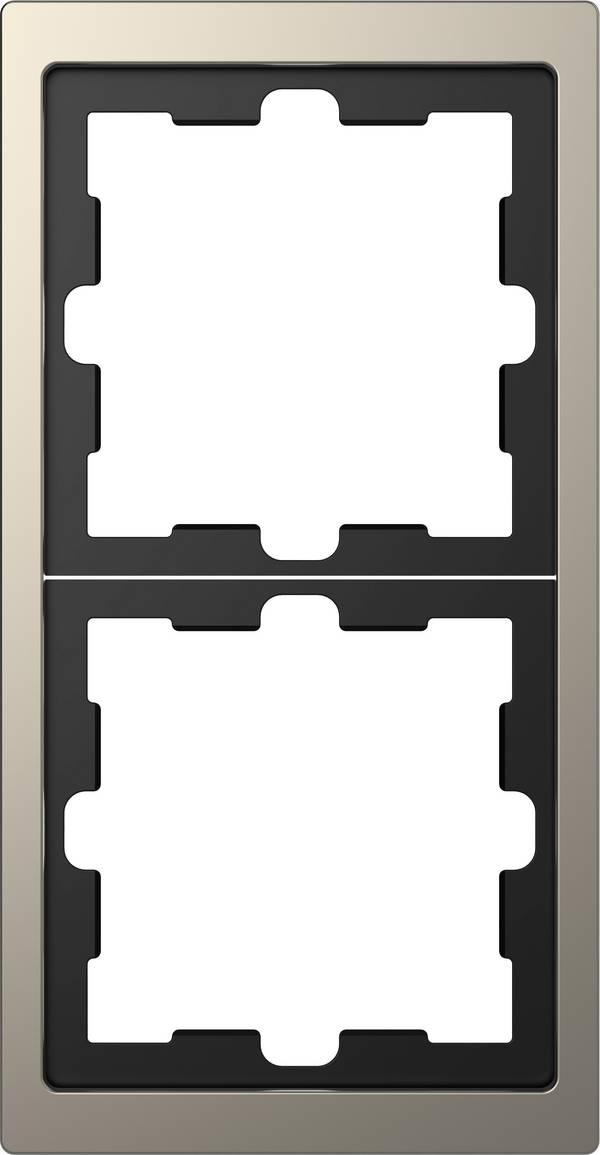 Merten Rahmen Abdeckung System Design Nickel MEG4020-6550 1 St.