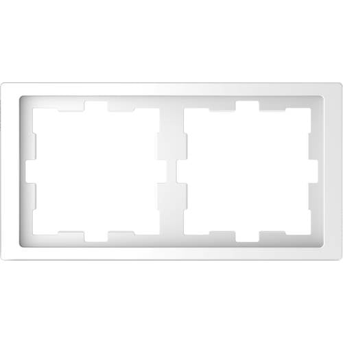 Thumbnail - Merten Rahmen Abdeckung System Design Weiß MEG4020-6535 1 St.