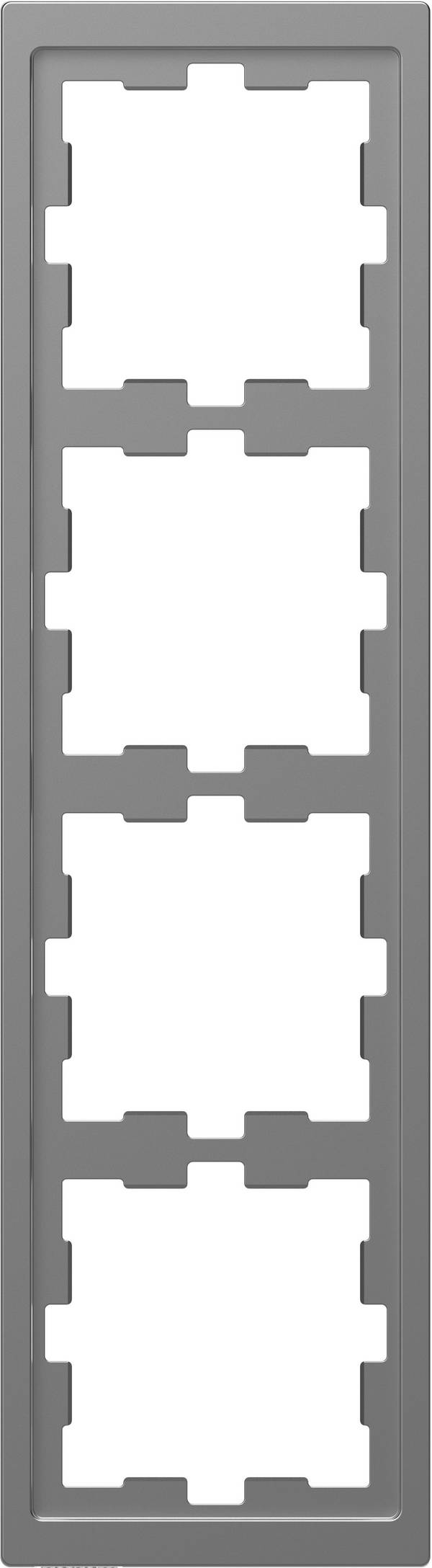 Merten Rahmen Abdeckung System Design Edelstahl MEG4040-6536 1 St.