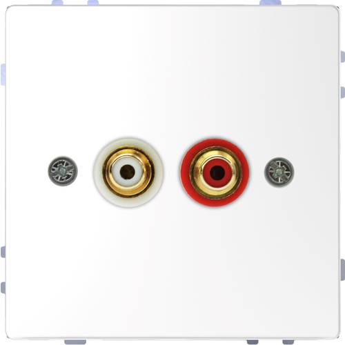 Merten Lautsprecher-Steckdose System Design Weiß MEG4350-6035 1 St.