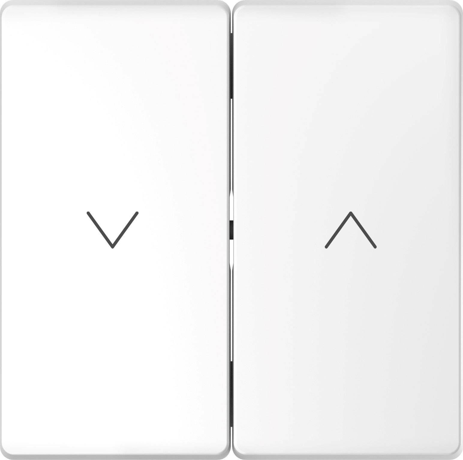 Merten Abdeckung Wechselschalter System Design Weiß MEG3855-6035 1 St.