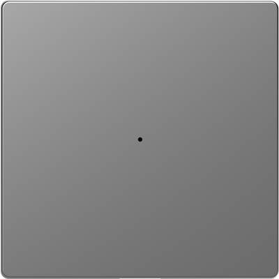 Grau gefärbtes Quadrat mit einem kleinen schwarzen Punkt in der Mitte.