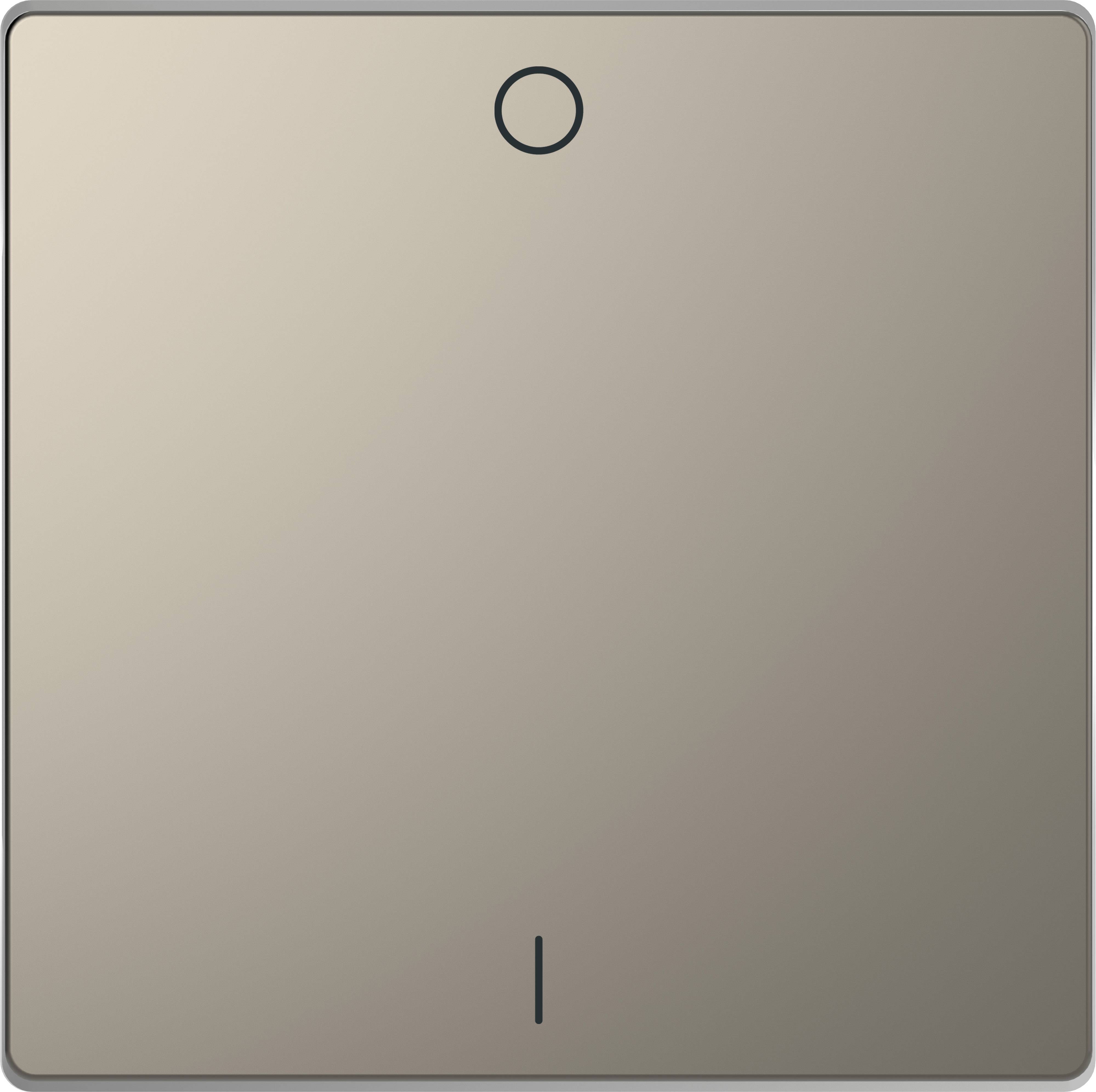 Merten Abdeckung Wechselschalter System Design Nickel MEG3301-6050 1 St.