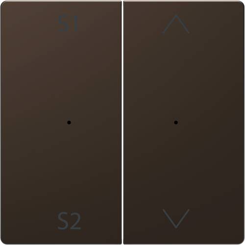 Merten Abdeckung Wechselschalter System Design Mocca MEG5227-6052 1 St.