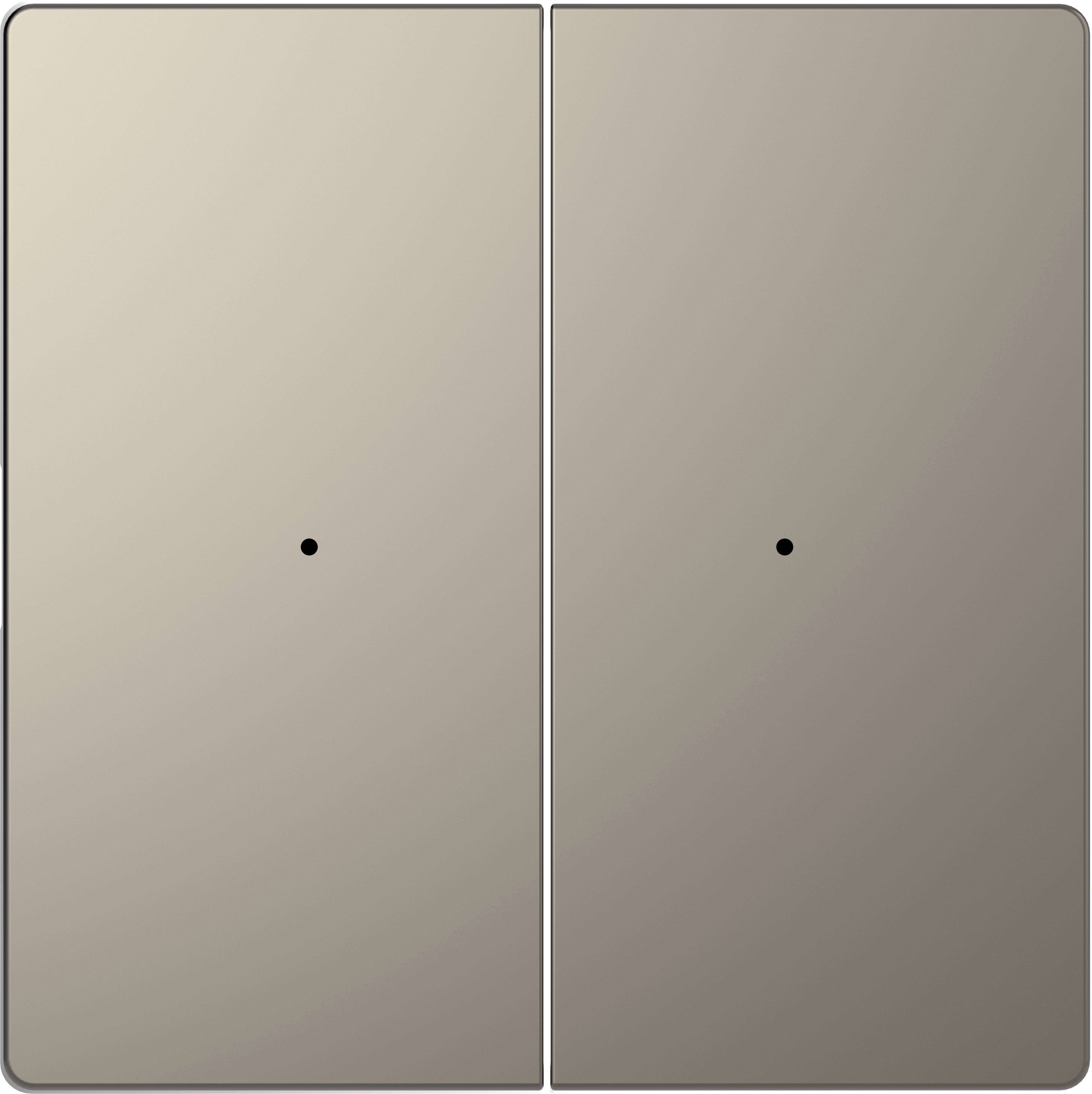 Merten Abdeckung Wechselschalter System Design Nickel MEG5220-6050 1 St.