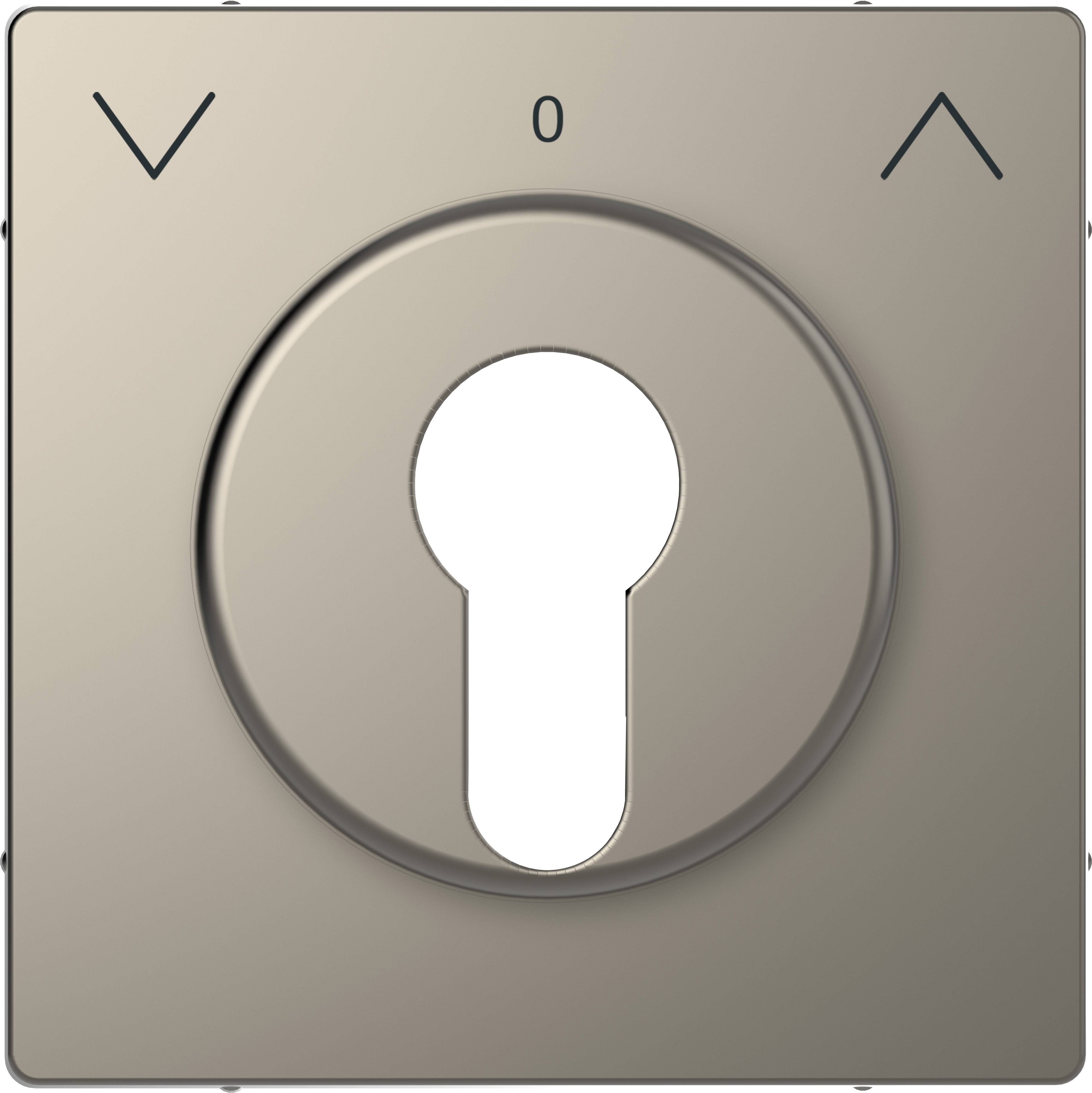 Merten Abdeckung System Design Nickel MEG3883-6050 1 St.