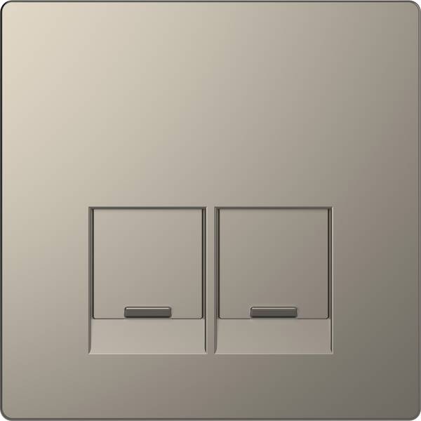 Merten Abdeckung System Design Nickel MEG4572-6050 1 St.