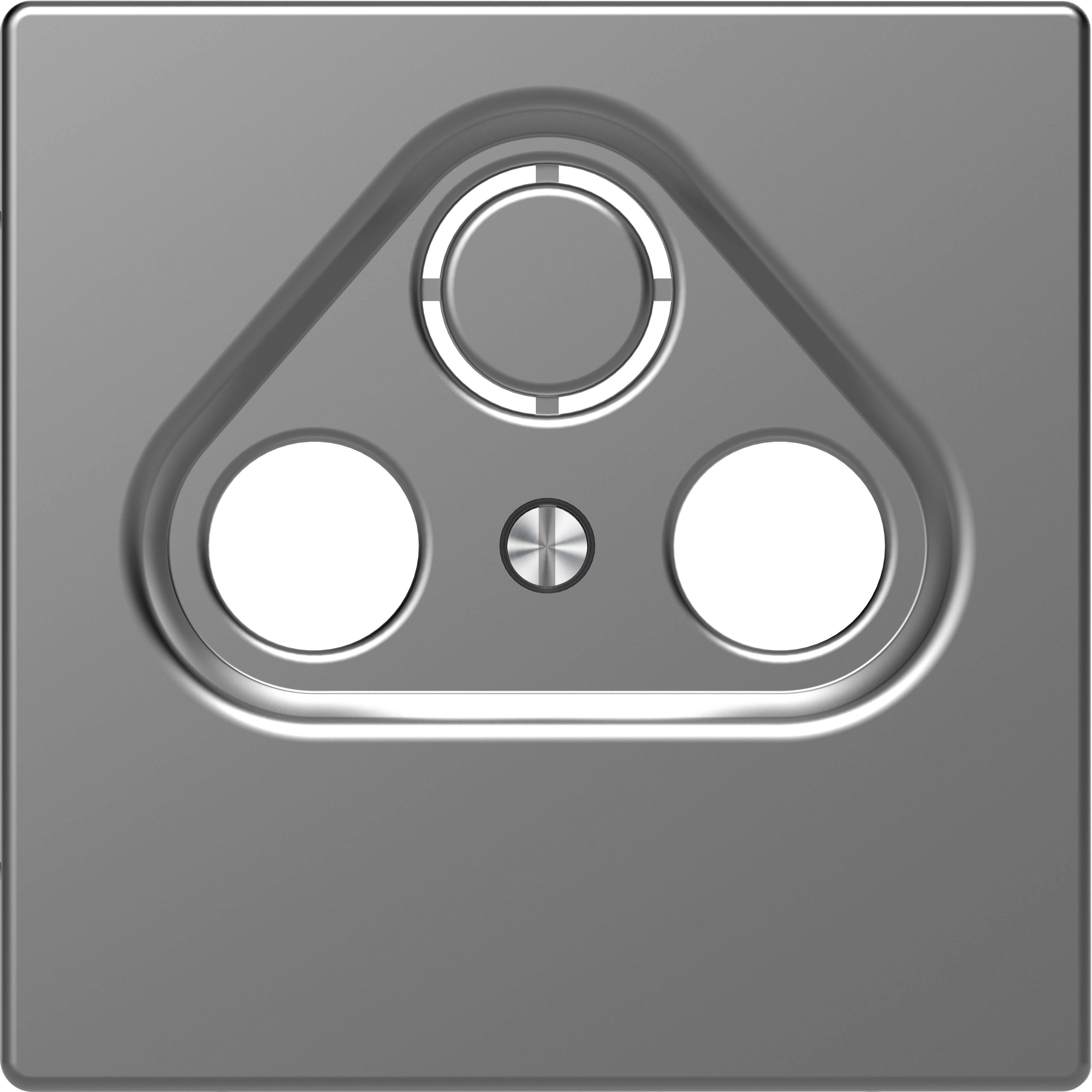 Thumbnail - Merten Abdeckung System Design Edelstahl MEG4123-6036 1 St.