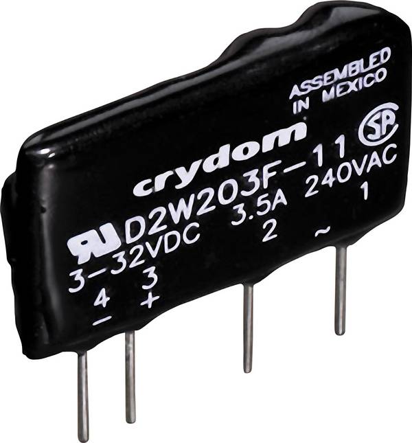 Crydom Halbleiterrelais D2W202F 2 A Schaltspannung (max.): 280 V/AC Nullspannungsschaltend 1 St.
