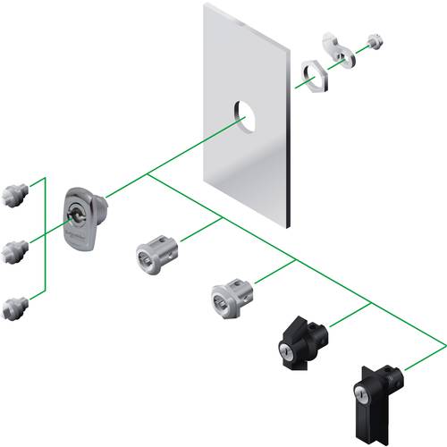 Schneider Electric NSYSTDCXH Verriegelung Edelstahl 1 St.