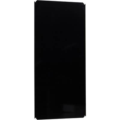 Eine rechteckige schwarze Fläche ohne erkennbare Details oder Muster.
