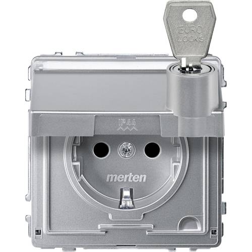Thumbnail - Merten Steckdose Aquadesign Aluminium MEG2316-7260 1 St.
