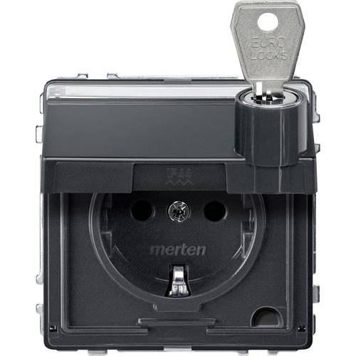 Thumbnail - Merten Steckdose Aquadesign Anthrazit MEG2317-7214 1 St.