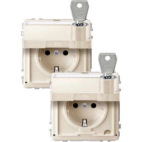 Thumbnail - Merten Steckdose Aquadesign Weiß MEG2318-7244 1 St.