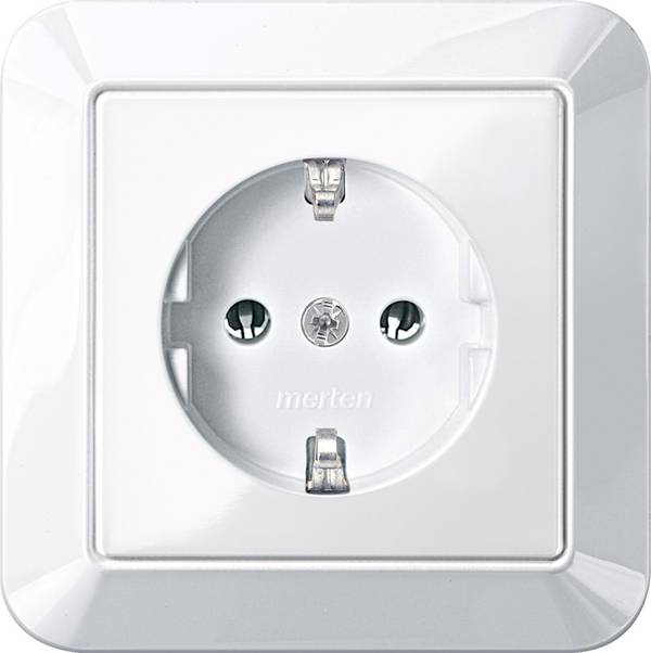 Merten   Steckdose System M Polarweiß MEG2301-1019 1 St.