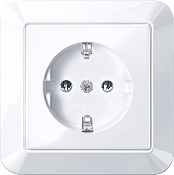 Merten   Steckdose System M Weiß MEG2401-1025 1 St.