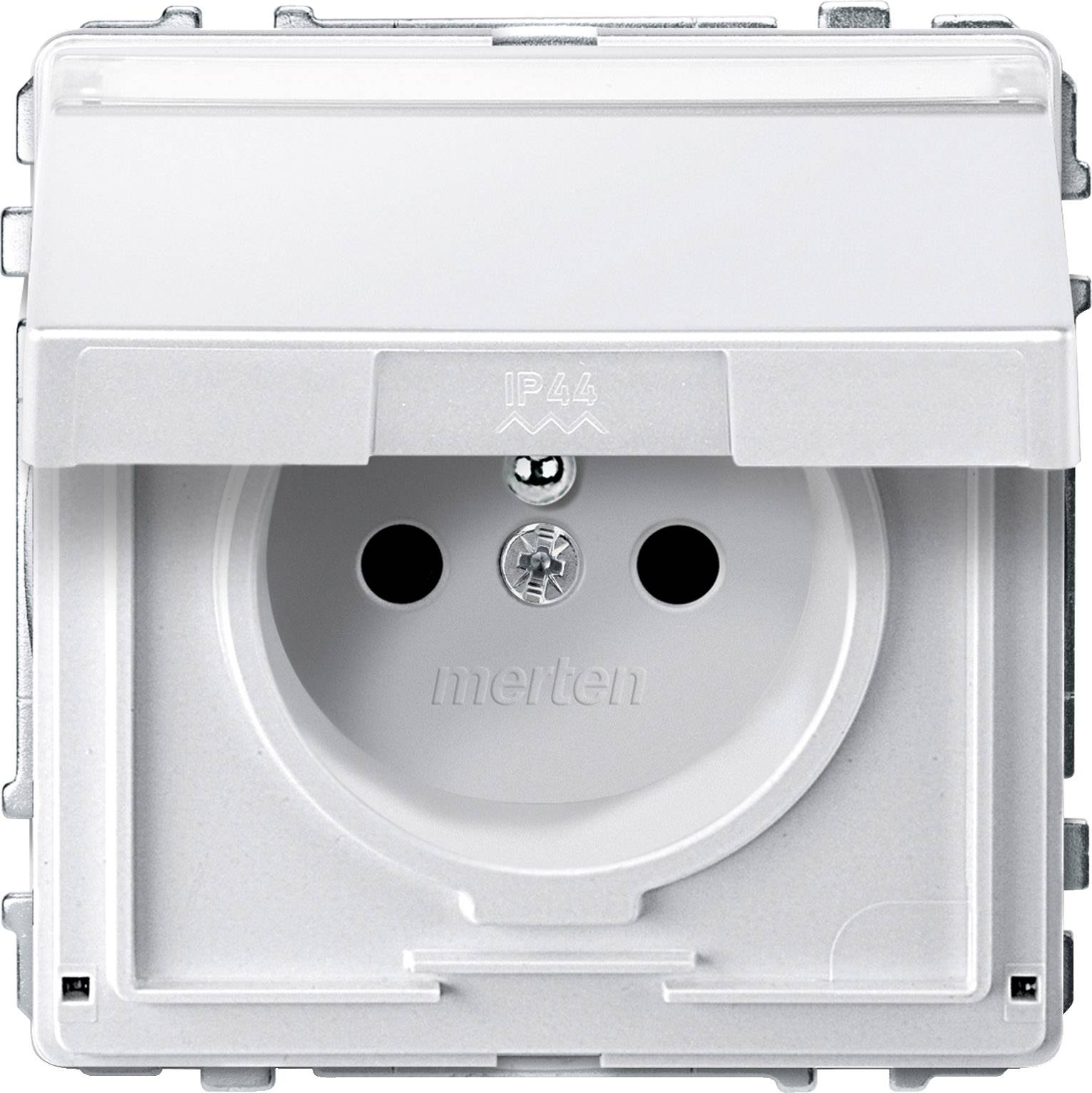 Thumbnail - Merten Steckdose Aquadesign Polarweiß MEG2612-7219 1 St.