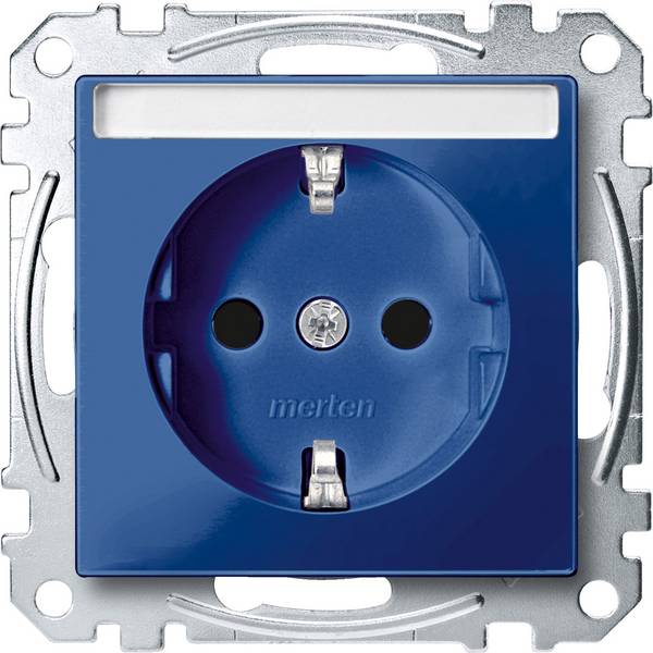 Merten   Steckdose System M Blau MEG2302-0378 1 St.