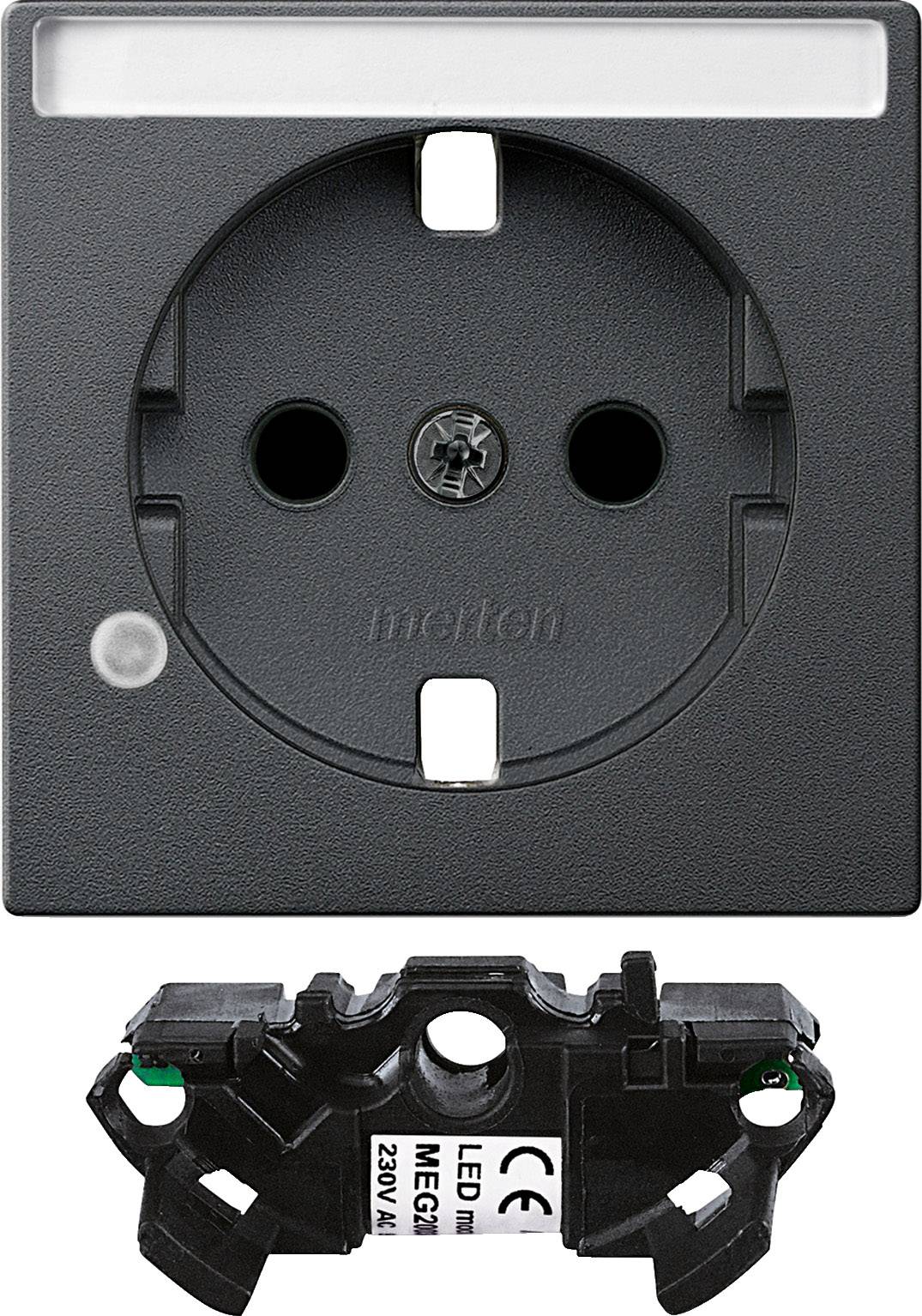 Merten Zubehör LED-Glimmlampe System M Weiß MEG2333-0414 1 St.