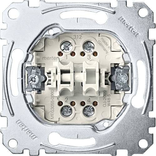 Merten 2fach Einsatz Taster Grau MEG3055-0000 1 St.