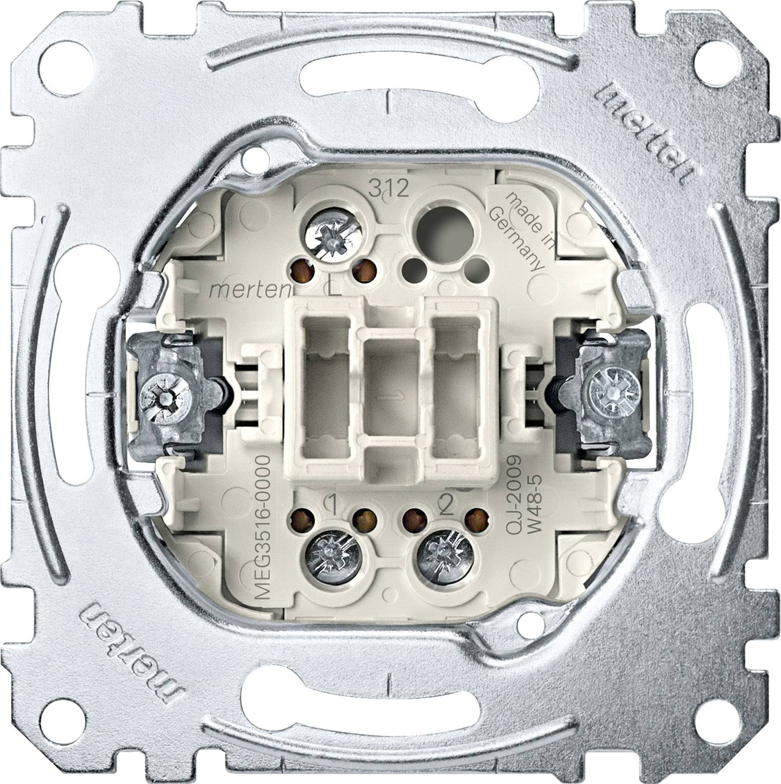 MERTEN GMBH Merten Aus/Wechselschalter MEG3516-0000 Einsatz 1pol Schraubklemmen
