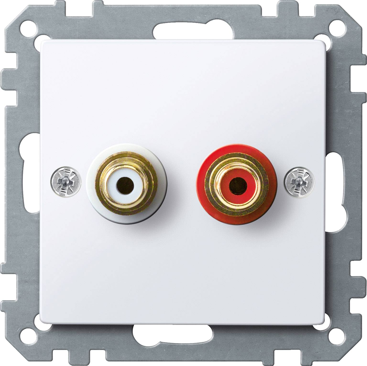 Merten Lautsprecher-Steckdose System M Weiß MEG4350-0325 1 St.