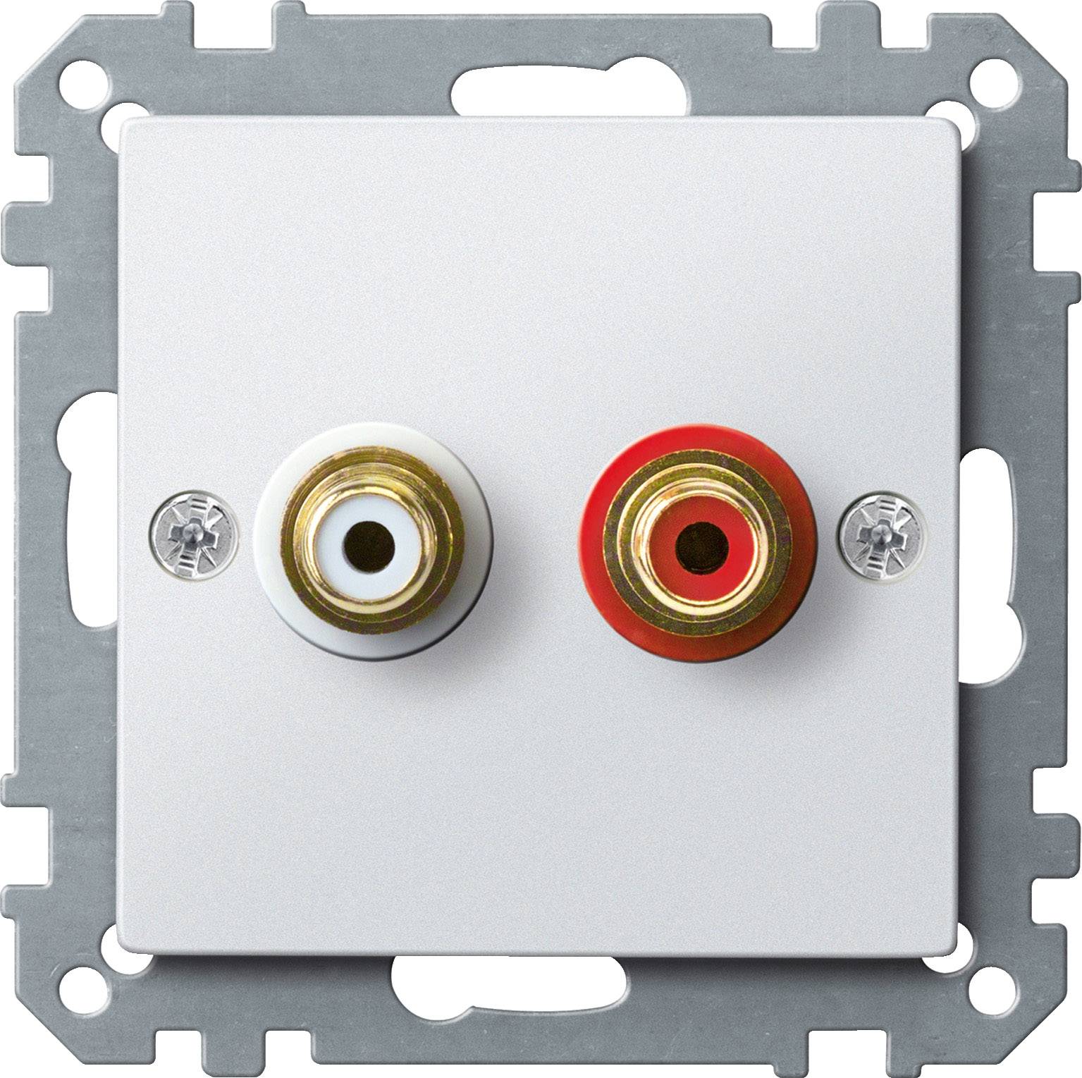 Merten Lautsprecher-Steckdose System M Polarweiß MEG4350-0419 1 St.