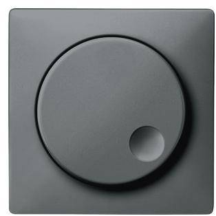 MERTEN MERTEN Drehknopf Dimmer sw/gr glz System Fläche MEG5250-4069